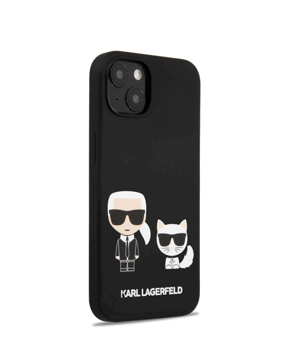 Дополнительное изображение книги «KLHCP13SSSKCK Karl Lagerfeld and Choupette Liquid Silicone Case for iPhone 13 mini Black»