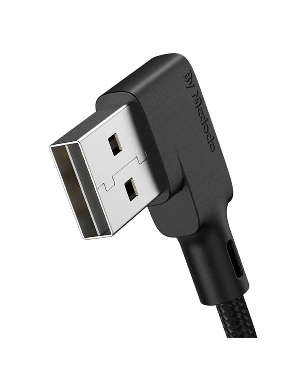 Кабель USB-Lightning, Mcdodo CA-7300, угловой, 1,8 м, черный