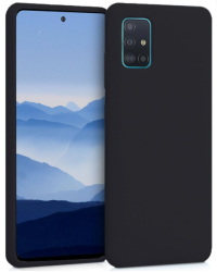 Силиконовый чехол Fusion Elegance fibre Back Case для Samsung Galaxy A26 5G черный