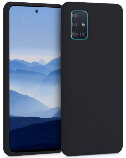 Силиконовый чехол Fusion Elegance fibre Back Case для Samsung Galaxy A26 5G черный