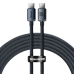 Кабель Baseus Crystal Shine Series Кабель USB для быстрой зарядки и передачи данных USB Type C - USB Type C 100W 2m черный (CAJY000701)