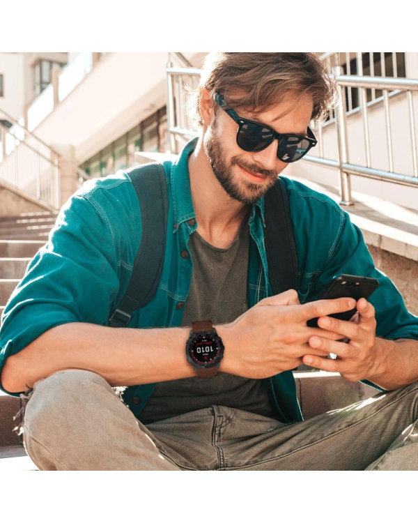 TECH-PROTECT SILICONE PU GARMIN FENIX 5X | 5X PLUS | 6X | 6X PRO | 7X | 8 (51 ММ) КОРИЧНЕВЫЙ