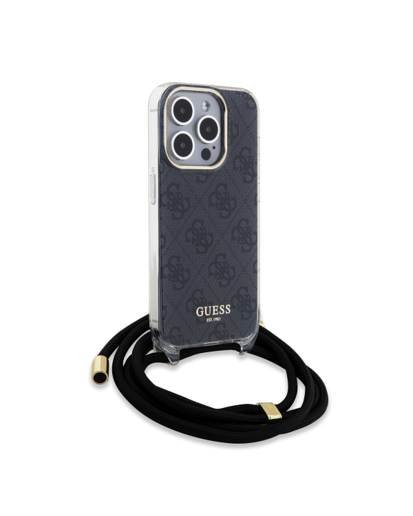 Дополнительное изображение книги «Guess IML 4G Printed Crossbody Case for iPhone 15 Pro Black»