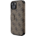 Guess GUBKP15S4GMGBR iPhone 15 | 14 | 13 6.1" brązowy|brown book 4G Metal Logo