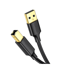 UGREEN US135 USB 2.0 A-B printer cable, gold plated 1m (black)