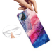Fusion marble силиконовый чехол для Samsung A125 Galaxy A12 синий - фиолетовый