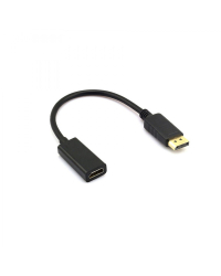 Platinet Multimedia Видео Адаптер Переходник Display Port на HDMI (1080P*60Hz) Черный