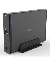 Orico 3.5'' HDD enclosure, USB 3.0, SATA (black)