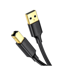 UGREEN US135 USB 2.0 A-B printer cable, gold plated, 5m (black)