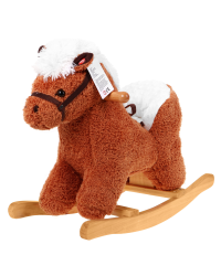 Мягкая лошадка-качалка