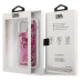 Karl Lagerfeld KLHCP12SROPI Liquid Glitter Charms Cover Чехол для Apple iPhone 12 Mini розовый
