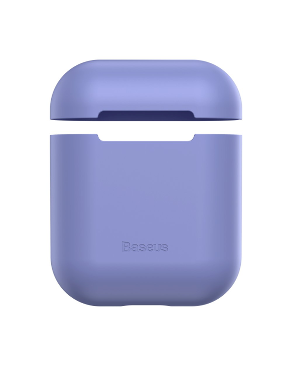 Baseus Ultrathin Series Силиконовый чехол для наушников Apple Airpods 1 / 2 Фиолетовый