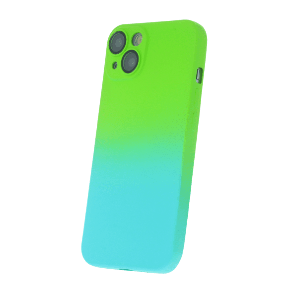 Fusion Neogradient case 3 силиконовый чехол для Samsung A526 | A525 | A528 Galaxy A52 5G | A52 4G | A52s зеленый голубой