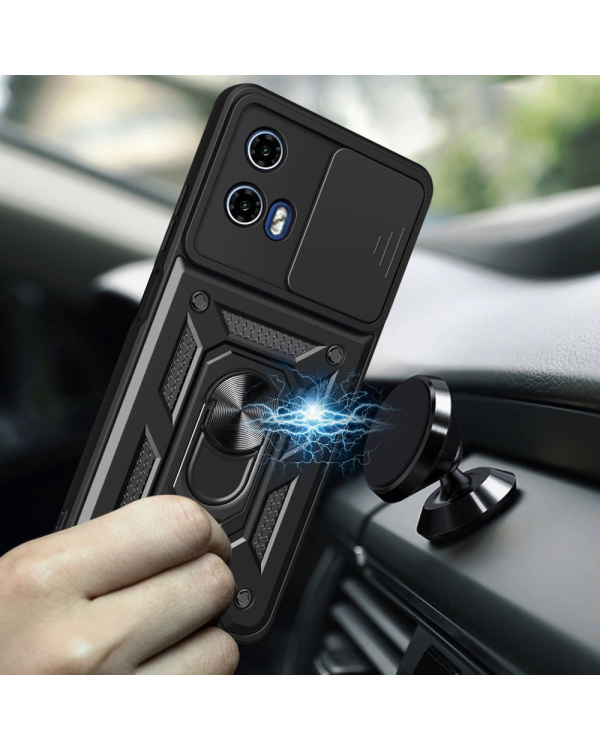 Tech-Protect CamShield Pro Case for Motorola Moto G24 | G24 Power | G04 - Black
