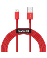 Baseus Superior USB - Lightning fast charging data cable 2,4 A 2 m red (CALYS-C09)