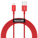 Baseus Superior USB - Lightning fast charging data cable 2,4 A 2 m red (CALYS-C09)