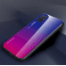Fusion Gradient Glass Back Case Силиконовый чехол для Samsung A515 Galaxy A51 Синий - Фиолетовый