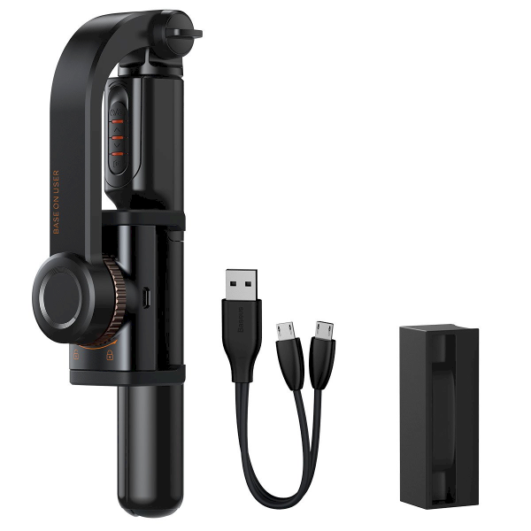 Обложка книги «Baseus Lovely SULH-01 Uniaxial Bluetooth Folding Stand Selfie Stabilizer (black)»