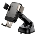 Обложка книги «Joyroom Qi wireless 15 W car charger gravity phone holder (dashboard) black (JR-ZS220)»