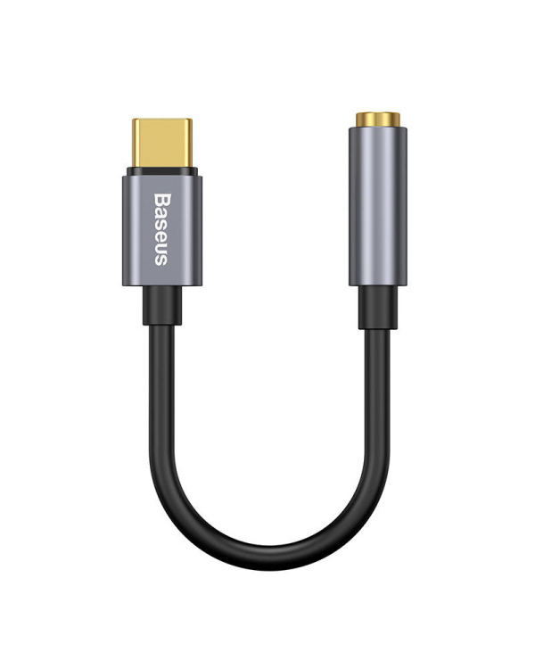 Baseus L54 Audio Adapter USB-C + mini jack 3,5mm (Black+Gray)