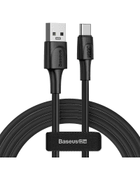 USB-C Baseus White Series, VOOC, QC, 5A, 2m (black)