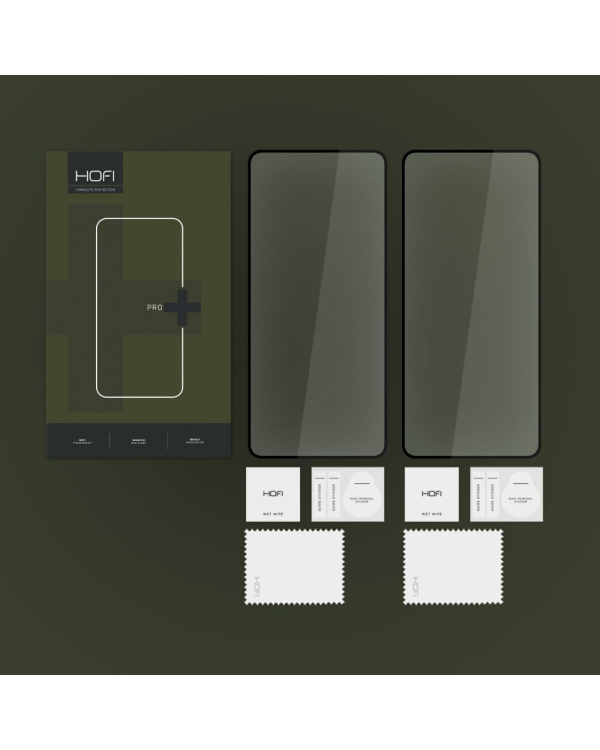 ЗАКАЛЕННОЕ СТЕКЛО HOFI GLASS PRO+ 2 ШТ XIAOMI REDMI NOTE 13 4G | LTE ЧЕРНЫЙ