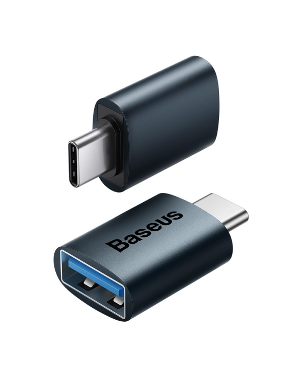 Baseus Ingenuity USB-C to USB-A adapter OTG (blue)