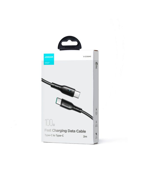 Joyroom S-CC100A13 USB C - кабель USB C 100 Вт 2м черный