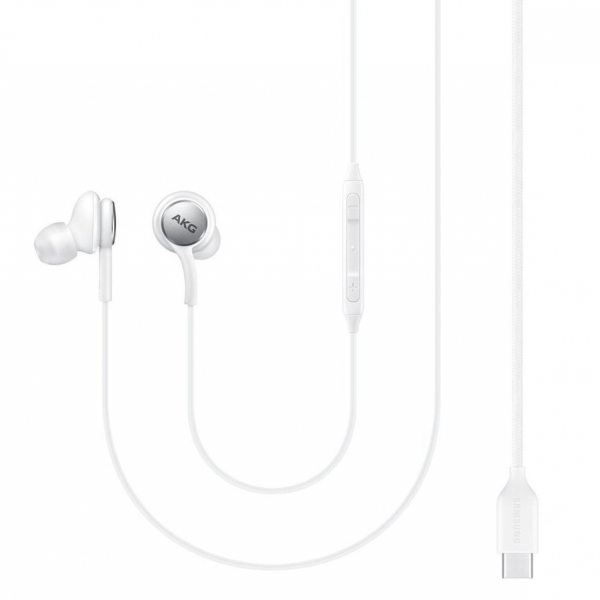 Обложка книги «Вставные наушники Samsung AKG с интерфейсом USB Type C (эко-упаковка) черный»