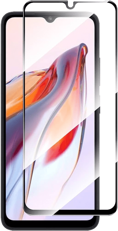 Fusion full glue 5D защитное стекло для экрана Xiaomi Redmi 12C черное