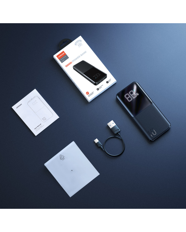 Joyroom power bank 15W 10000mAh PD QC3.0 AFC black (JR-T013)