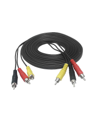 Goodbuy кабель 3-RCA на 3-RCA| 1,2 м | черный
