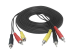 Goodbuy кабель 3-RCA на 3-RCA| 1,2 м | черный