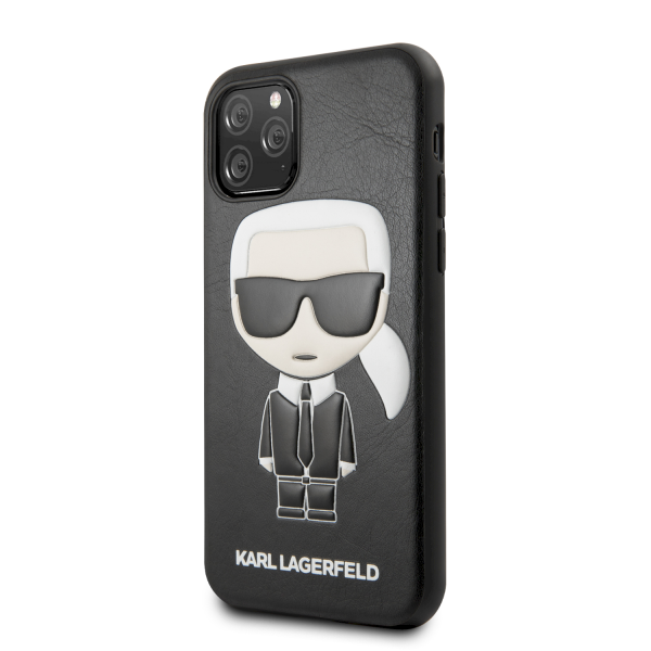 Обложка книги «KLHCN61IKPUBK Karl Lagerfeld Embossed Cover for iPhone 11 Black»