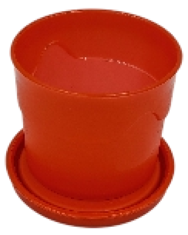 Круглый контейнер для хранения продуктов Cello Max Fresh | 175 мл | красный