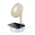 Baseus Hermit 2in1 desktop wireless charger with oscillating fan white (WXYZ-B02)