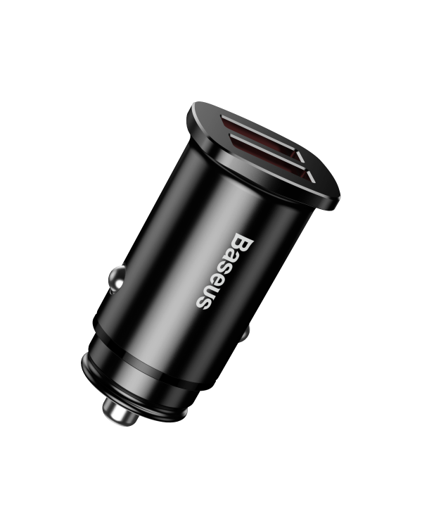 Дополнительное изображение книги «Baseus Square Car Charger 2xUSB QC3.0 5A 30W (Black)»