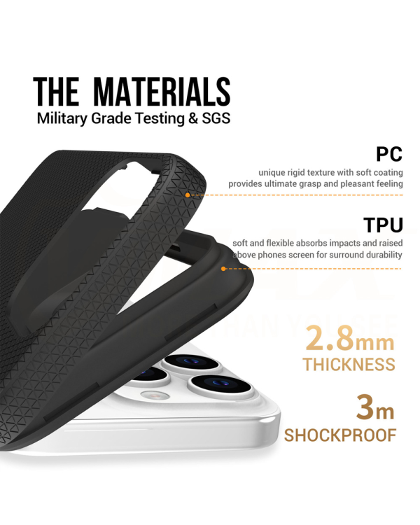 Чехол Vmax Triangle для iPhone 16 Pro 6,3" черный