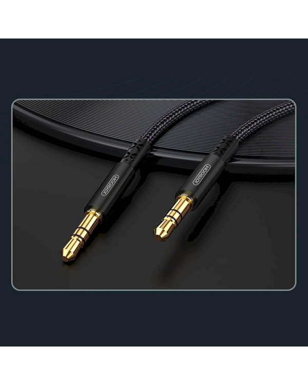 Дополнительное изображение книги «Joyroom stereo audio AUX cable 3,5 mm mini jack 2 m black (SY-20A1)»