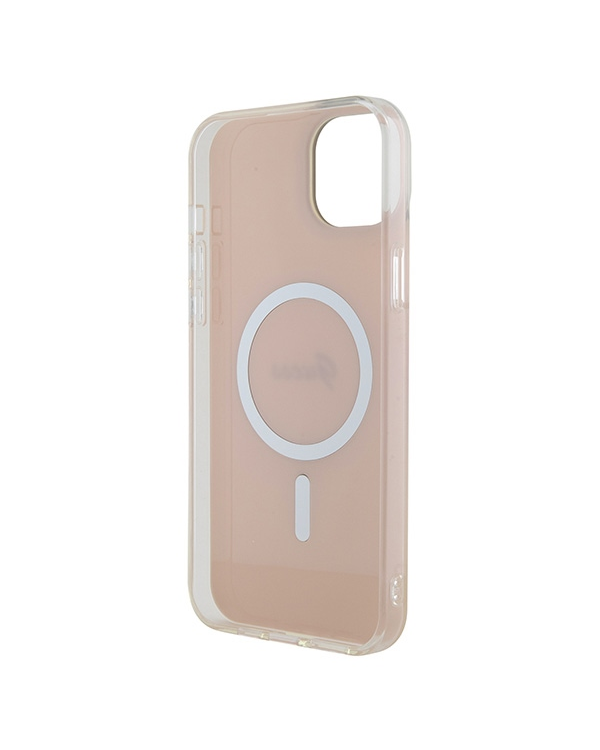 Guess MagSafe GUHMP15SHITSP Apple iPhone 15 6.1" pink|pink hardcase IML Iridescent MagSafe