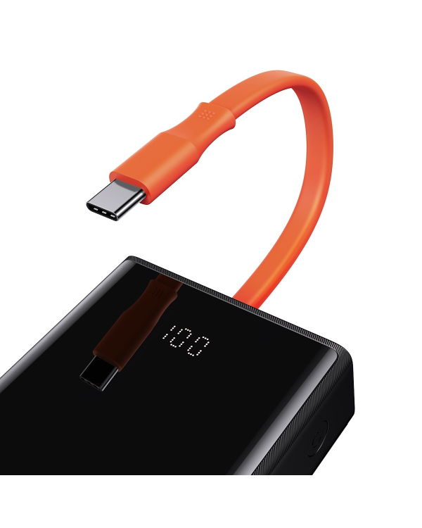 PowerBank Baseus 20000mAh, PD, 2xUSB + USB-C, USB-C cable, 65W
