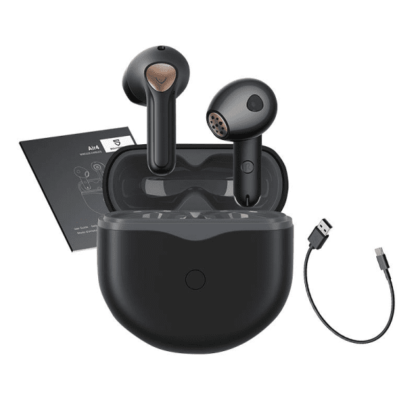 Обложка книги «Наушники Soundpeats Air 4 (черный)»