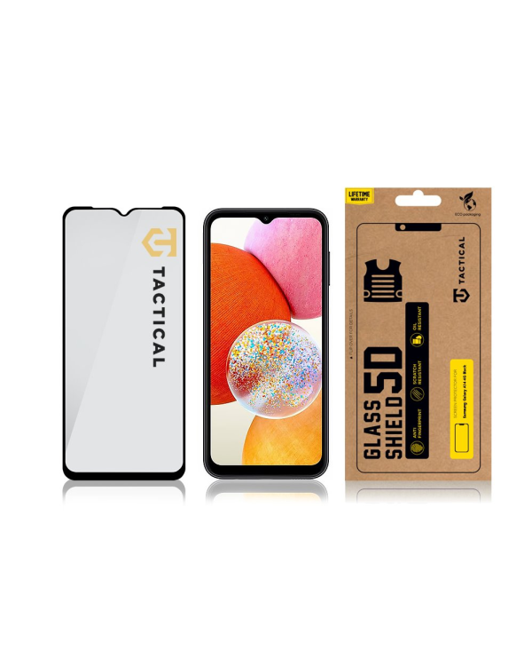 Дополнительное изображение книги «Tactical Glass Shield 5D for Samsung Galaxy A14 4G Black»