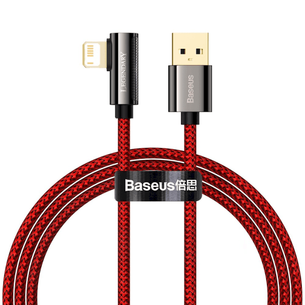 Baseus Legend Mobile Game Elbow Cable USB - Lightning 2.4A 1m red (CACS000009)
