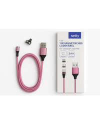 Магнитный USB-кабель Setty 1 м 2A LED