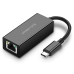 Обложка книги «Ugreen USB Type C 1000Mbps Gigabit external network adapter black (50307)»