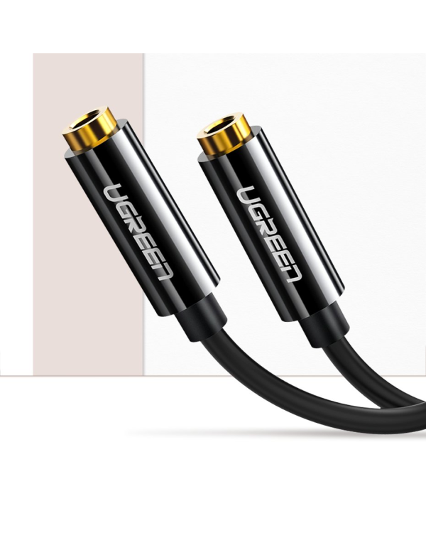 Дополнительное изображение книги «Ugreen cable 3.5 mm headphone splitter mini jack AUX 25cm black (20816)»