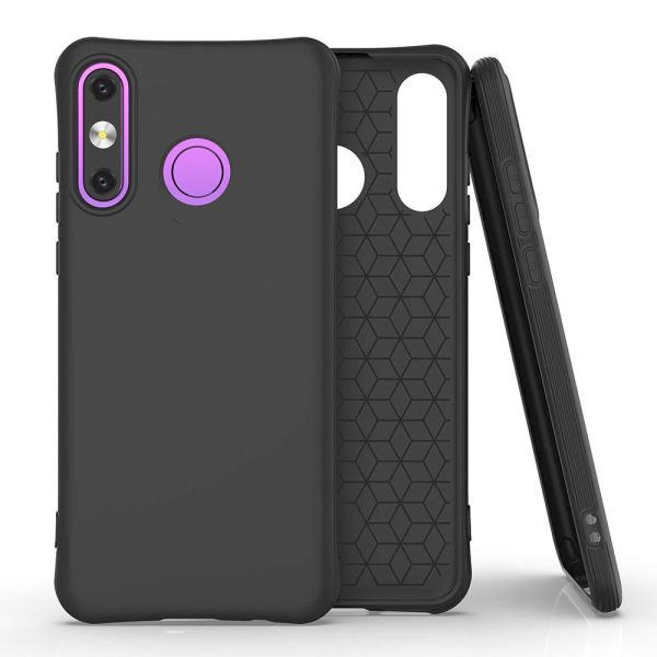 Fusion Solaster Back Case Силиконовый чехол для Huawei P30 Lite Черный