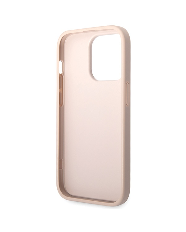 Guess GUHCP15L4GMGPI Apple iPhone 15 Pro 6.1pink hardcase 4G Big Metal Logo