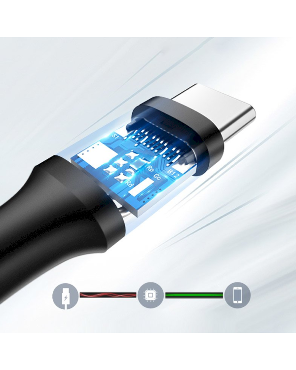 Дополнительное изображение книги «Ugreen USB 3.0 - USB Type C cable 1m 3A black (20882)»